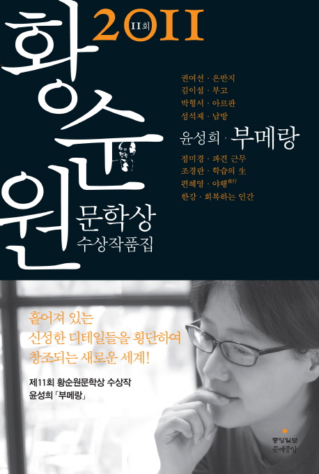 부메랑 : 2011 황순원 문학상 수상작품집 책표지