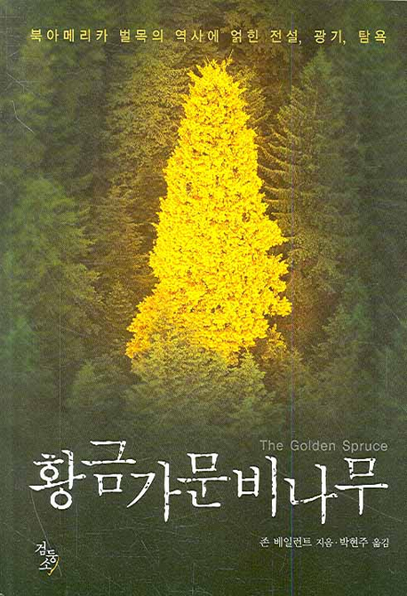 황금가문비나무 : 북아메리카 벌목의 역사에 얽힌 전설, 광기, 탐욕 책표지