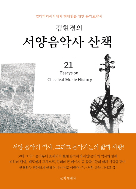 (김현경의) 서양 음악사 산책 : 멀티미디어 시대의 현대인을 위한 음악교양서 책표지