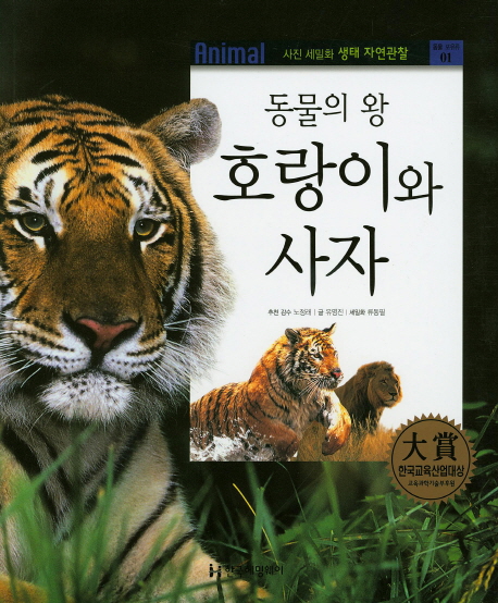 (동물의 왕) 호랑이와 사자 책표지