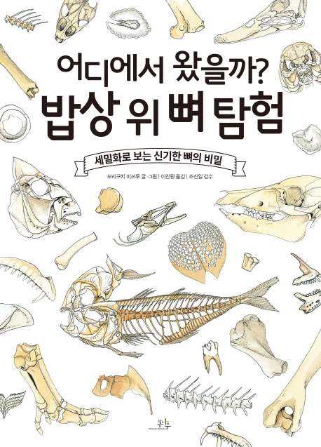 (어디에서 왔을까?) 밥상 위 뼈 탐험 : 세밀화로 보는 신기한 뼈의 비밀 책표지