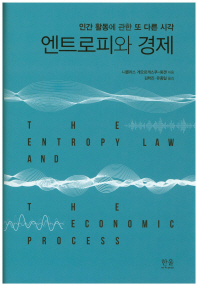 엔트로피와 경제 : 인간 활동에 관한 또 다른 시각 책표지