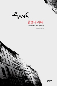 공습의 시대 : 1990년대 한국시문학사 책표지