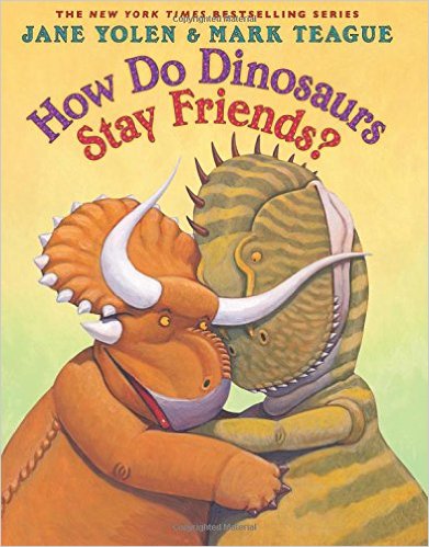 How do dinosaurs stay friends? 책표지
