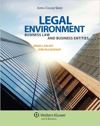 Legal environment : business law and business entities 책표지