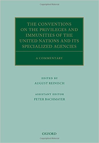 (The) Conventions on the privileges and immunities of the United Nations and its specialized agencies : a commentary 책표지