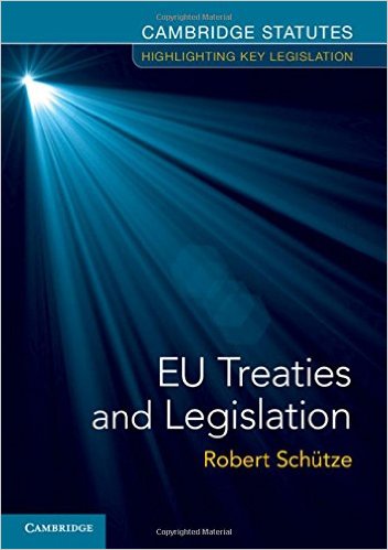 EU treaties and legislation 책표지