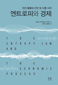 엔트로피와 경제 : 인간 활동에 관한 또 다른 시각 책표지
