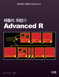 (해들리 위컴의) advanced R : R을 R답게 사용하는 최고의 리소스! 책표지
