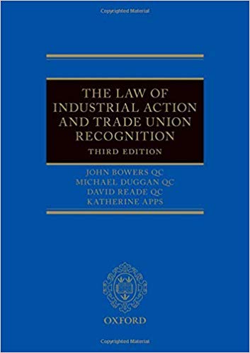 (The) law of industrial action and trade union recognition 책표지