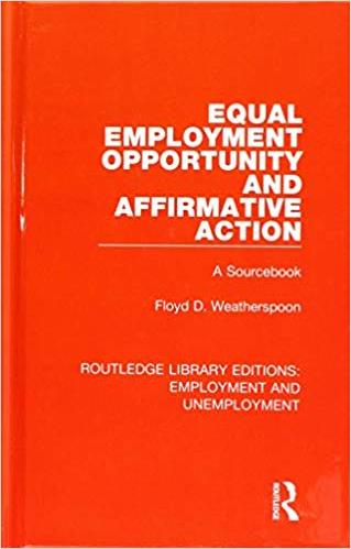 Equal employment opportunity and affirmative action : a sourcebook 책표지