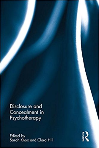 Disclosure and concealment in psychotherapy 책표지