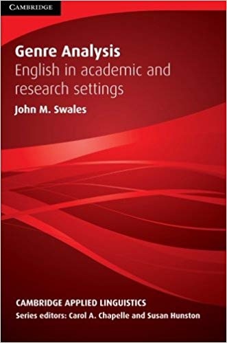 Genre analysis : English in academic and research settings 책표지