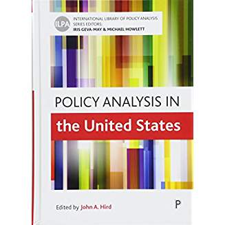 Policy analysis in the United States 책표지