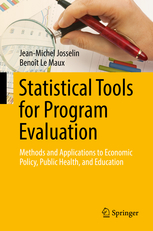 Statistical tools for program evaluation : methods and applications to economic policy, public health, and education 책표지