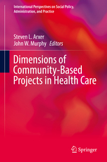 Dimensions of community-based projects in health care 책표지