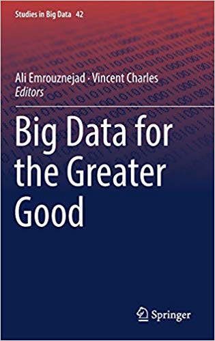 Big data for the greater good 책표지