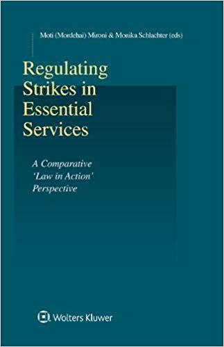 Regulating strikes in essential services : a comparative 'law in action' perspective 책표지