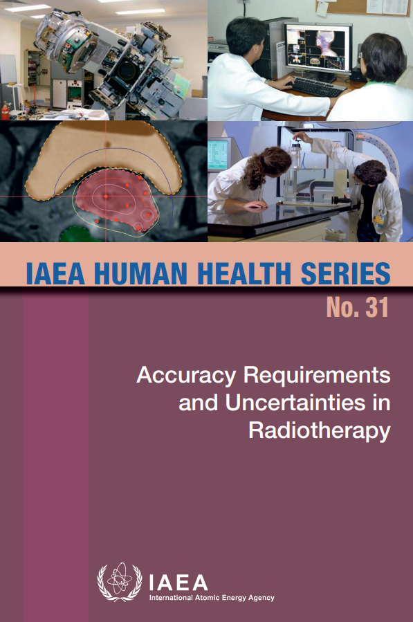 Accuracy requirements and uncertainties in radiotherapy 책표지