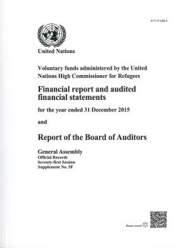 Financial report and audited financial statements for the year ended 31 December 2015 and report of the board of auditors 책표지