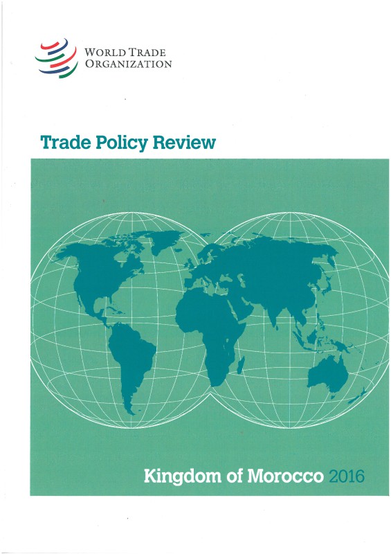 Trade policy review : Kingdom of Morocco 2016 책표지