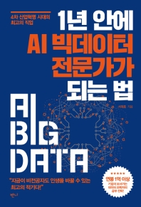 1년 안에 AI 빅데이터 전문가가 되는 법 : 4차 산업혁명 시대의 최고의 직업 책표지