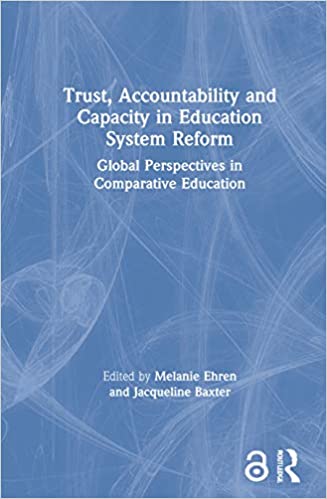 Trust, accountability, and capacity in education system reform 책표지