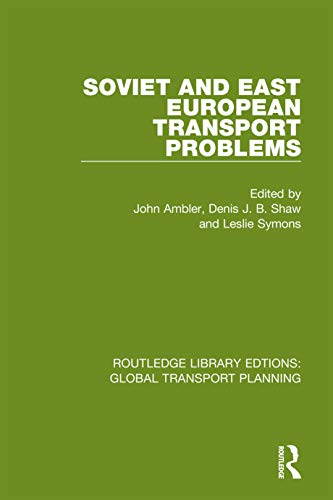 Soviet and East European transport problems 책표지