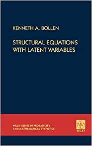Structural equations with latent variables 책표지
