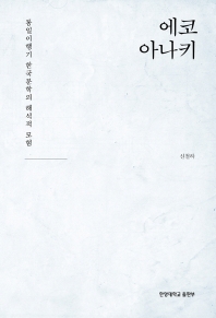 에코아나키 : 통일이행기 한국문학의 해석적 모험 책표지