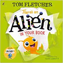 There's an alien in your book 책표지