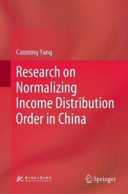 Research on normalizing income distribution order in China 책표지