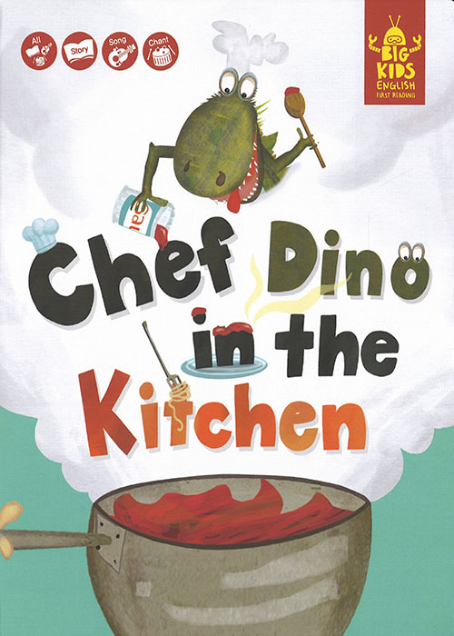Chef dino in the kitchen 책표지