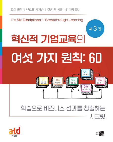 혁신적 기업 교육의 여섯 가지 원칙: 6D : 학습으로 비즈니스 성과를 창출하는 시크릿 책표지