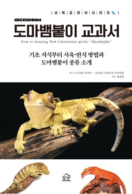 도마뱀붙이 교과서 = How to keeping new Caledonian gecko &#34;Facodactylus&#34; : 기초 지식부터 사육·번식 방법과 도마뱀붙이종류 소개 책표지