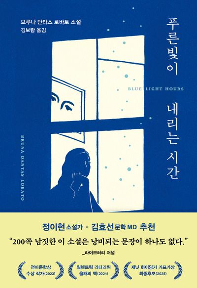 푸른빛이 내리는 시간 : 브루나 단타스 로바토 소설  책 표지