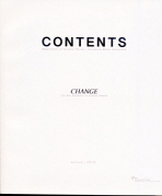 Contents : change : (The) 9th narrative in spatial praxis 책표지