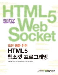 (모던 웹을 위한) HTML5 웹소켓 프로그래밍 : HTML5 웹소켓으로 가볍고 빠른 실시간 애플리케이션 만들기 책표지